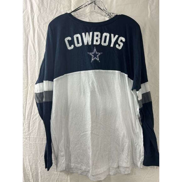 New Era Navy and White Short Sleeve Tee - Picture 9 of 12